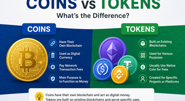 Difference Between Coins and Tokens