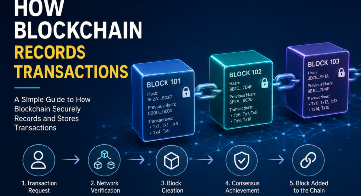 How Blockchain Records Transactions